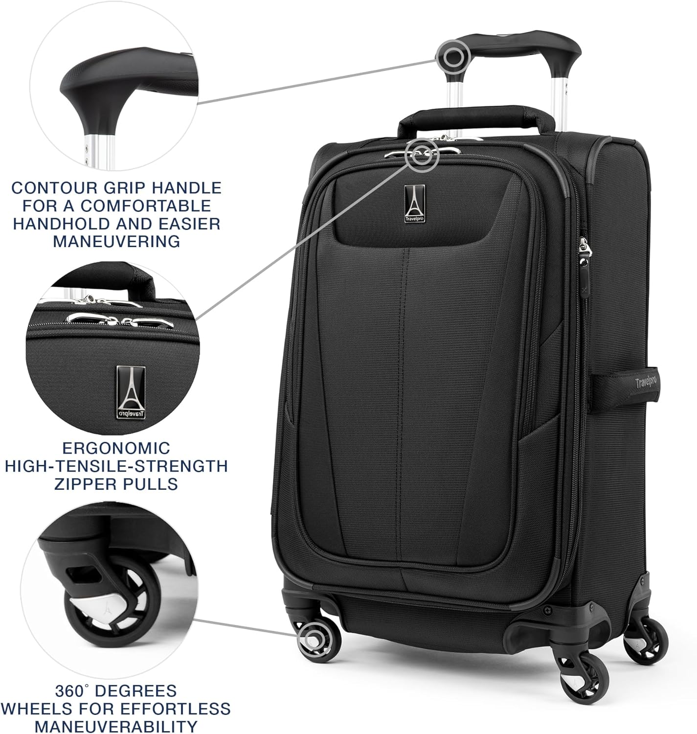 Travelpro Platinum Elite Expandable Spinner Wheel Luggage - Image 3