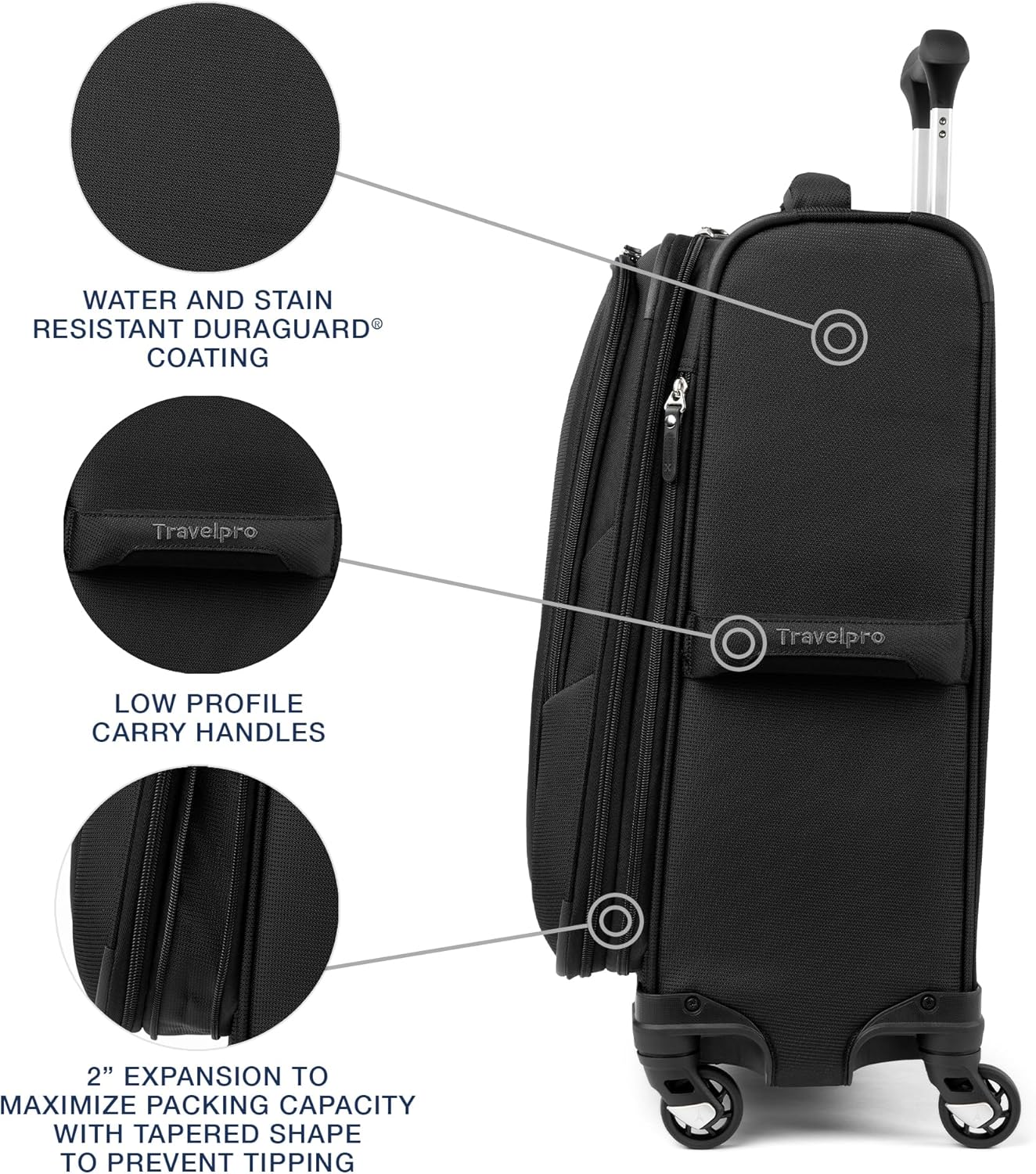 Travelpro Platinum Elite Expandable Spinner Wheel Luggage - Image 4