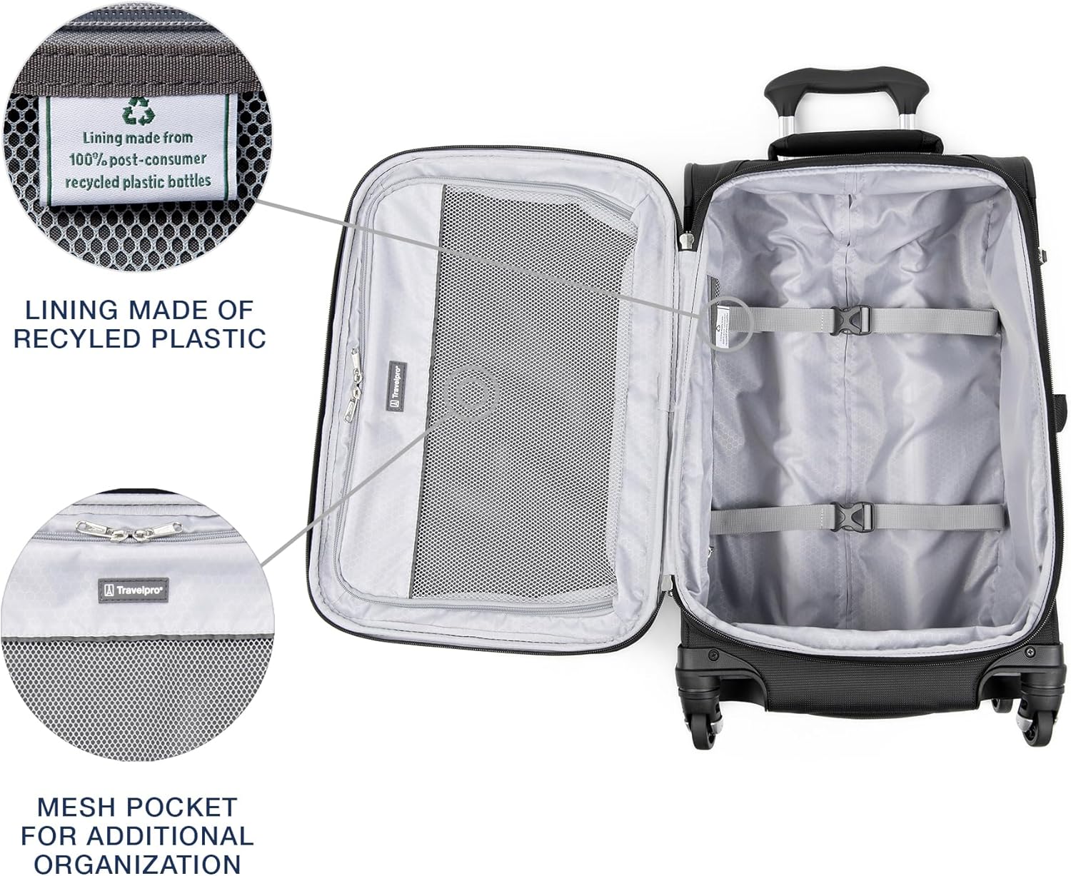 Travelpro Platinum Elite Expandable Spinner Wheel Luggage - Image 6